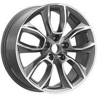 Литые диски КР001 (18_Uni-S/Changan CS55 Plus/Belgee X70) (КР001) 7.000xR18 5x114.3 DIA60.1 ET45 Diamond gloss graphite для Toyota Corolla