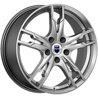 Литые диски Солар (КС875) 7.000xR17 5x112 DIA66.6 ET45 дарк платинум