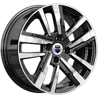 Литые диски Хант (КС1034) 6.000xR15 4x100 DIA67.1 ET45 алмаз черный для Mazda 2 Литые диски Хант (КС1034) 6.000xR15 4x100 DIA67.1 ET45 алмаз черный для Mazda 2