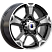 Атлант (КС757) 7.000xR16 5x139.7 DIA98.2 ET35 алмаз черный