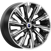 Литые диски Галего (КС1039) 7.500xR19 5x112 DIA66.6 ET34 алмаз черный