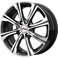 Литые диски Апероль (КС862) 6.000xR15 4x100 DIA60.1 ET45 Блэк Джек для Opel Astra