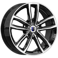 Литые диски Каланг (КС1086) 6.500xR17 5x114.3 DIA66.1 ET40 алмаз черный для Belgee X70 Литые диски Каланг (КС1086) 6.500xR17 5x114.3 DIA66.1 ET40 алмаз черный для Belgee X70