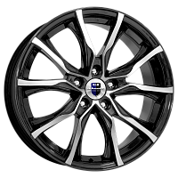 Литые диски Твист (КС697М) 7.500xR17 5x112 DIA66.6 ET37 алмаз черный Литые диски Твист (КС697М) 7.500xR17 5x112 DIA66.6 ET37 алмаз черный