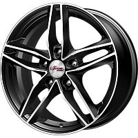 Литые диски Moskva (КС689) 6.500xR16 5x112 DIA66.6 ET45 Блэк Джек для Audi A4