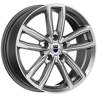 Литые диски Каланг (КС1086) 6.500xR17 5x108 DIA60.1 ET33 дарк платинум для Renault Scenic Rx4 Литые диски Каланг (КС1086) 6.500xR17 5x108 DIA60.1 ET33 дарк платинум для Renault Scenic Rx4