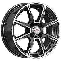 Литые диски Майами лайт (КС1029) 5.500xR14 4x98 DIA58.5 ET27 Блэк Джек для Lada Kalina Литые диски Майами лайт (КС1029) 5.500xR14 4x98 DIA58.5 ET27 Блэк Джек для Lada Kalina