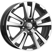 Литые диски КС874 (ZV 17_Kaptur) (КС874) 6.500xR17 5x114.3 DIA66.1 ET50 алмаз черный для Renault
