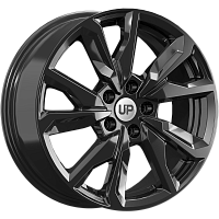 Литые диски Up114 (КС1023) 7.000xR17 5x110 DIA67.1 ET45 New Black для Opel Corsa