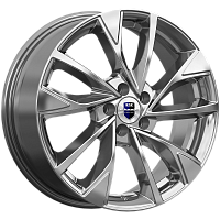 Литые диски Роквуд (КС900) 7.000xR17 5x112 DIA57.1 ET45 дарк платинум для Audi A6