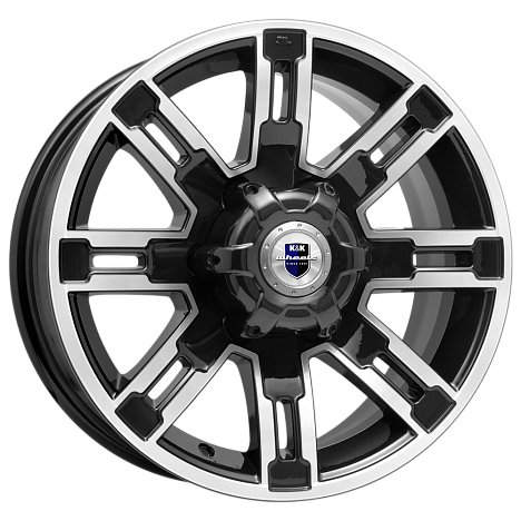 Полюс (КС609М) 7.500xR16 6x139.7 DIA106.1 ET15 алмаз черный Полюс (КС609М) 7.500xR16 6x139.7 DIA106.1 ET15 алмаз черный