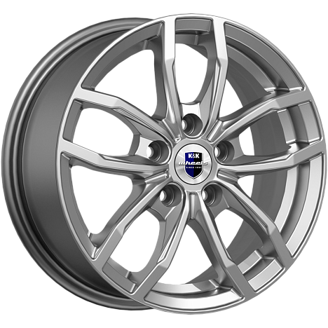 Фрост (КС1048) 6.500xR15 5x100 DIA67.1 ET45 дарк платинум Фрост (КС1048) 6.500xR15 5x100 DIA67.1 ET45 дарк платинум