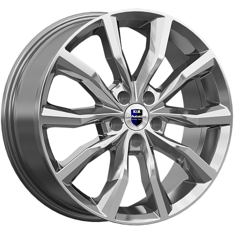 Портер (КС906) 7.500xR18 5x112 DIA66.6 ET40 дарк платинум Портер (КС906) 7.500xR18 5x112 DIA66.6 ET40 дарк платинум