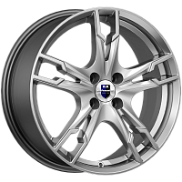 Литые диски Солар (КС875) 7.000xR17 4x100 DIA54.1 ET45 дарк платинум