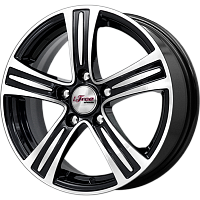 Литые диски S.U. (КС691) 6.000xR15 5x100 DIA57.1 ET38 Блэк Джек для Skoda Rapid Литые диски S.U. (КС691) 6.000xR15 5x100 DIA57.1 ET38 Блэк Джек для Skoda Rapid