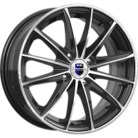 Литые диски Пойнт Бланк (КС884) 6.000xR15 4x100 DIA67.1 ET35 алмаз черный SK для Nissan Kubistar Литые диски Пойнт Бланк (КС884) 6.000xR15 4x100 DIA67.1 ET35 алмаз черный SK для Nissan Kubistar