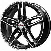 Литые диски Moskva (КС689) 6.500xR16 5x114.3 DIA60.1 ET45 Блэк Джек для Toyota Ipsum