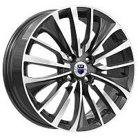 Литые диски Flanker (КС905) 6.500xR17 4x100 DIA60.1 ET43 алмаз черный для Renault Twingo Литые диски Flanker (КС905) 6.500xR17 4x100 DIA60.1 ET43 алмаз черный для Renault Twingo