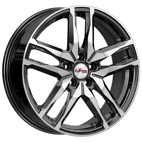 Бомбей (КС1075) 6.500xR18 5x114.3 DIA66.6 ET37 Блэк Джек Бомбей (КС1075) 6.500xR18 5x114.3 DIA66.6 ET37 Блэк Джек