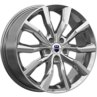 Литые диски Портер (КС906) 7.500xR18 5x112 DIA66.6 ET40 дарк платинум для Audi A4