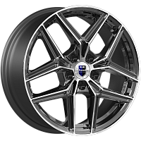 Литые диски Юнион (КС1025) 7.000xR17 5x114.3 DIA66.1 ET45 алмаз черный