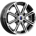 Флэш (КС710) 5.000xR13 4x100 DIA67.1 ET45 алмаз черный