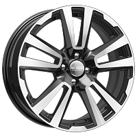 Литые диски КС874 (ZV 17_XRAY) (КС874) 6.500xR17 4x100 DIA60.1 ET41 алмаз черный для Opel Astra