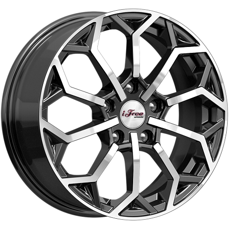 Спейс-Нидл (КС1000) 6.500xR16 5x108 DIA63.35 ET47 Блэк Джек Спейс-Нидл (КС1000) 6.500xR16 5x108 DIA63.35 ET47 Блэк Джек