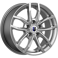 Литые диски Фрост (КС1048) 6.500xR15 5x112 DIA57.1 ET43 дарк платинум для Skoda Octavia Литые диски Фрост (КС1048) 6.500xR15 5x112 DIA57.1 ET43 дарк платинум для Skoda Octavia