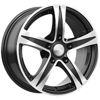 Литые диски SAKURA (КЛ146) 6.500xR15 5x114.3 DIA66.1 ET43 алмаз для Renault Fluence
