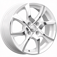 Литые диски ТУЛОН (КЛ233) 6.000xR15 4x100 DIA67.1 ET45 алмаз-белый для Rover