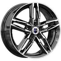 Литые диски Sayan (КС731М) 6.000xR16 5x114.3 DIA67.1 ET45 алмаз черный для Honda Hr-V