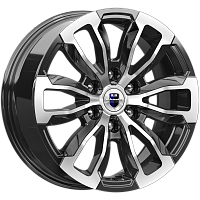 Литые диски Меконг (КС959) 7.500xR18 6x139.7 DIA106.1 ET30 алмаз черный для JAC T6