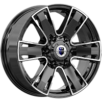 Литые диски Севенна (КС726) 7.000xR17 6x139.7 DIA106.1 ET30 алмаз черный