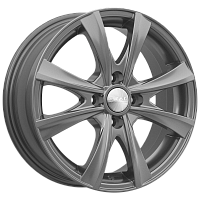 Литые диски МАЛЬТА (КЛ189) 6.000xR15 4x100 DIA60.1 ET50 графит для Renault Logan