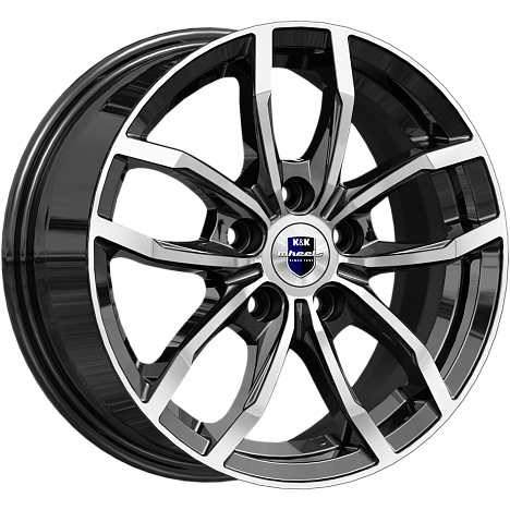Фрост (КС1048) 6.500xR15 5x100 DIA67.1 ET45 алмаз черный Фрост (КС1048) 6.500xR15 5x100 DIA67.1 ET45 алмаз черный
