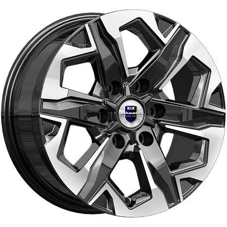 Тейт (КС1050) 7.500xR17 6x139.7 DIA75.1 ET42 алмаз черный Тейт (КС1050) 7.500xR17 6x139.7 DIA75.1 ET42 алмаз черный