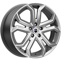 Литые диски Пандора (КС466) 8.500xR19 5x112 DIA66.6 ET48 дарк платинум для Audi A6