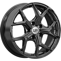 Литые диски Up120 (КС1114) 6.500xR16 5x114.3 DIA66.1 ET40 New Black для Nissan Skyline