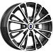 Меандр (КС888) 6.000xR15 4x100 DIA67.1 ET45 алмаз черный SK