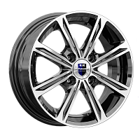 Литые диски Флэш (КС710) 5.000xR13 4x100 DIA67.1 ET35 алмаз черный для Hyundai Atos Литые диски Флэш (КС710) 5.000xR13 4x100 DIA67.1 ET35 алмаз черный для Hyundai Atos
