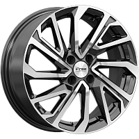 Литые диски Неом (Granta Sport) (КС1172) 6.500xR16 4x98 DIA58.5 ET33 алмаз черный для Lada Kalina