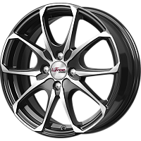 Литые диски Такеши (КС877) 6.000xR16 4x100 DIA67.1 ET35 Блэк Джек для Toyota Aygo Литые диски Такеши (КС877) 6.000xR16 4x100 DIA67.1 ET35 Блэк Джек для Toyota Aygo