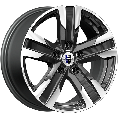 Висмут (КС1009) 7.000xR16 5x114.3 DIA66.1 ET45 алмаз черный Висмут (КС1009) 7.000xR16 5x114.3 DIA66.1 ET45 алмаз черный