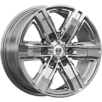 Литые диски R8 (КС1174) 7.500xR17 6x139.7 DIA106.1 ET25 дарк платинум для Toyota Hilux