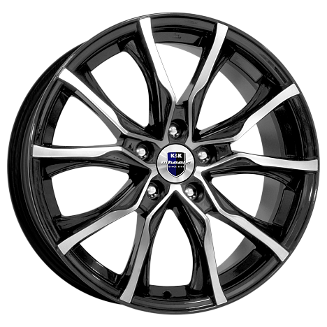 Твист (КС697М) 7.500xR17 5x112 DIA66.6 ET45 алмаз черный Твист (КС697М) 7.500xR17 5x112 DIA66.6 ET45 алмаз черный