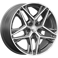 Литые диски Челси (КЛ1100) 8.000xR18 5x114.3 DIA67.1 ET38 алмаз графит для Infiniti Fx
