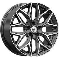 Литые диски Ариус (КС1187) 7.000xR17 5x112 DIA57.1 ET40 алмаз черный для Audi A4