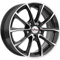 Литые диски Джет (КС914) 6.500xR16 5x114.3 DIA66.1 ET50 Блэк Джек для Renault Duster