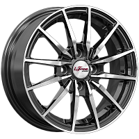 Литые диски Финчер (КС1119) 5.500xR14 4x114.3 DIA67.1 ET44 Блэк Джек для Suzuki Swift